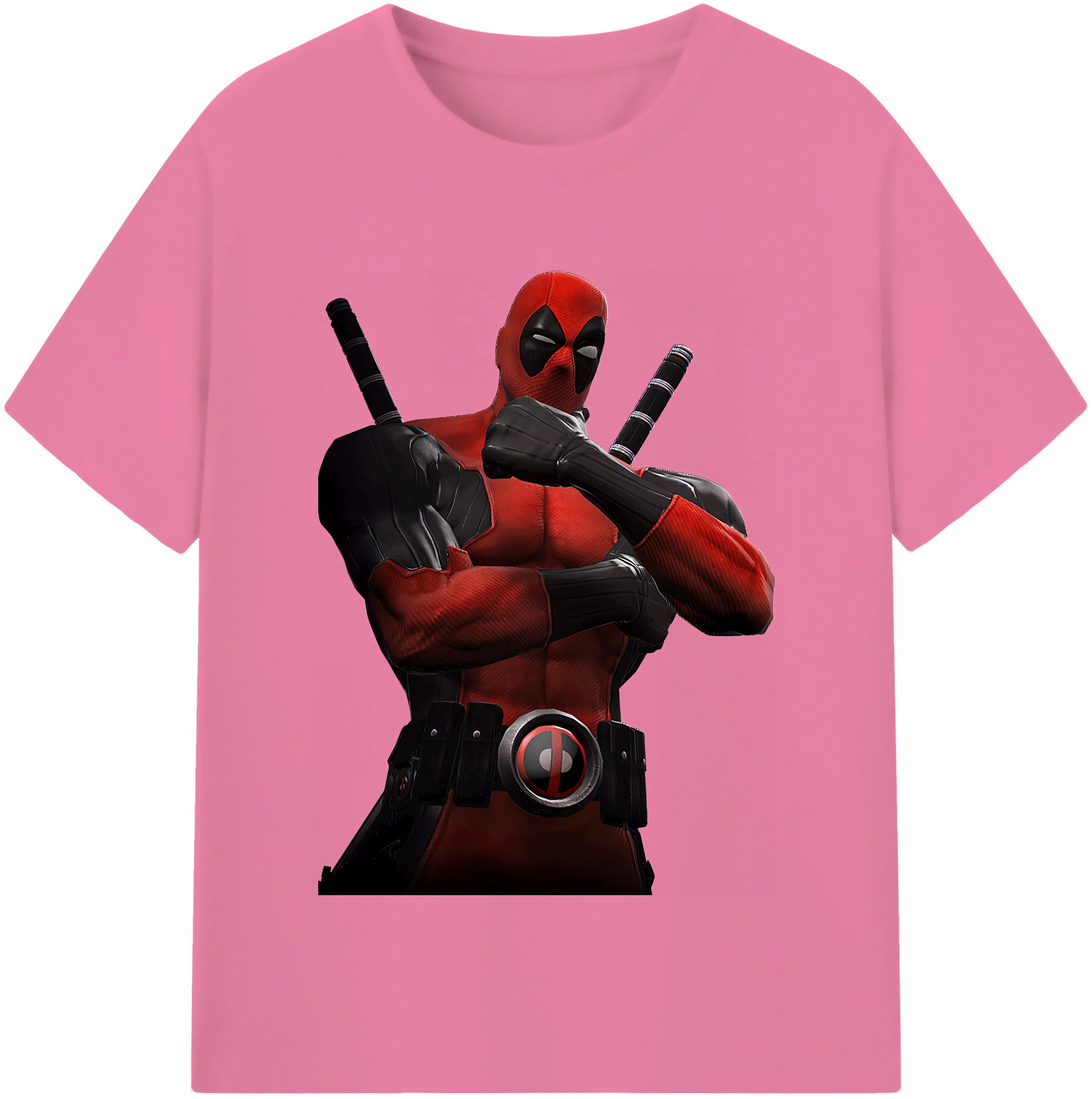 （画像用） Deadpool デッドプール 綿100％半袖Tシャツ（フロントプリント）